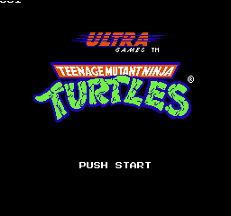 Teenage Mutant Ninja Turtles Title Screen